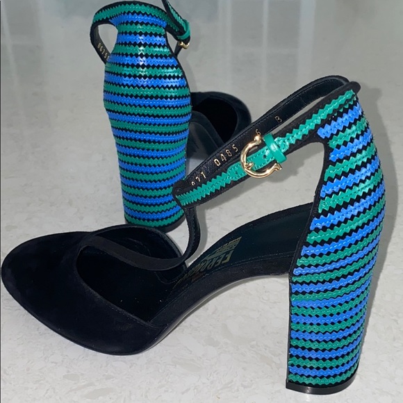 Salvatore Ferragamo Fergie T-strap heels - Picture 3 of 8